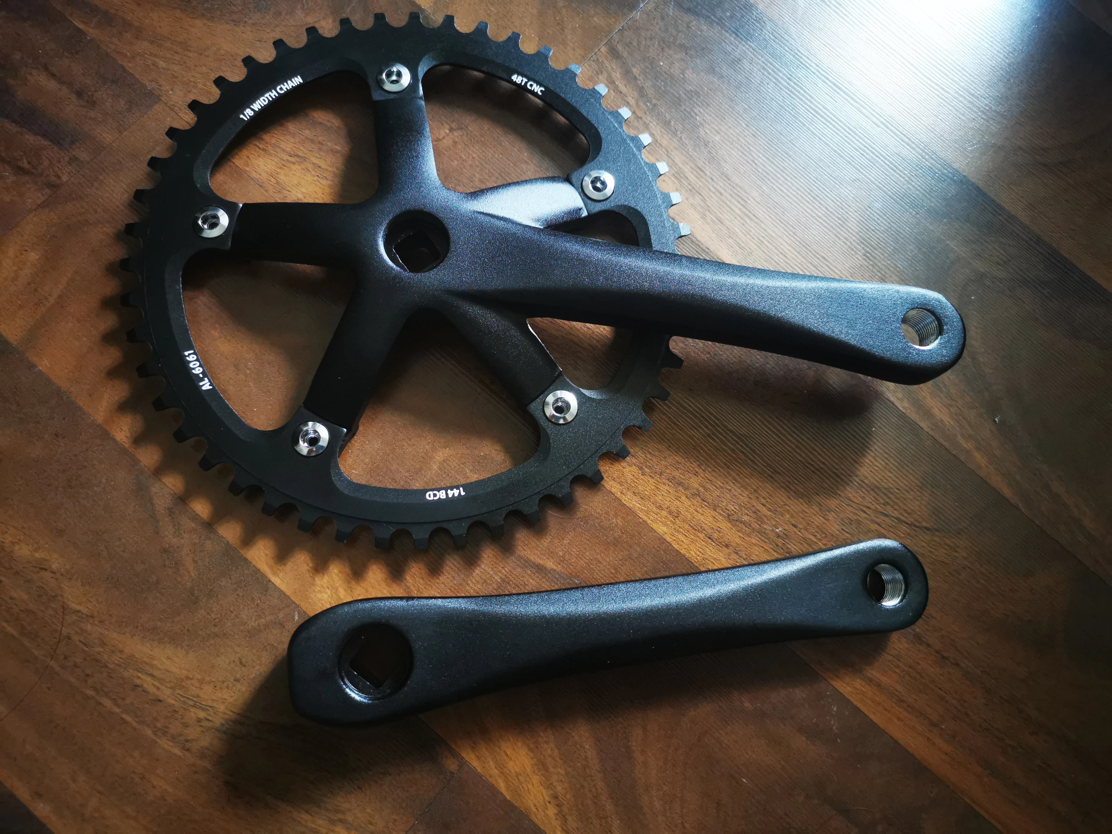 2022 TUOBU Bicycle Hollow Integrated Crank  Mountain Bike Cycle Aluminum Alloy Crank