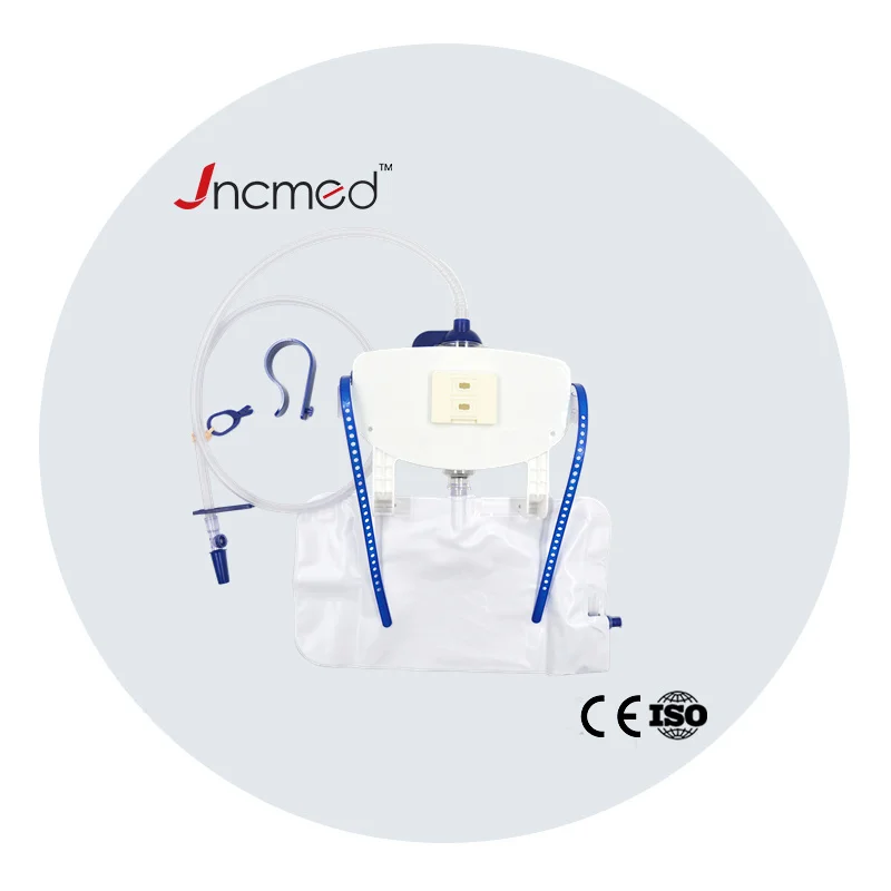JCMED 2000ml System Portable Female Urine Collector Urine Bag