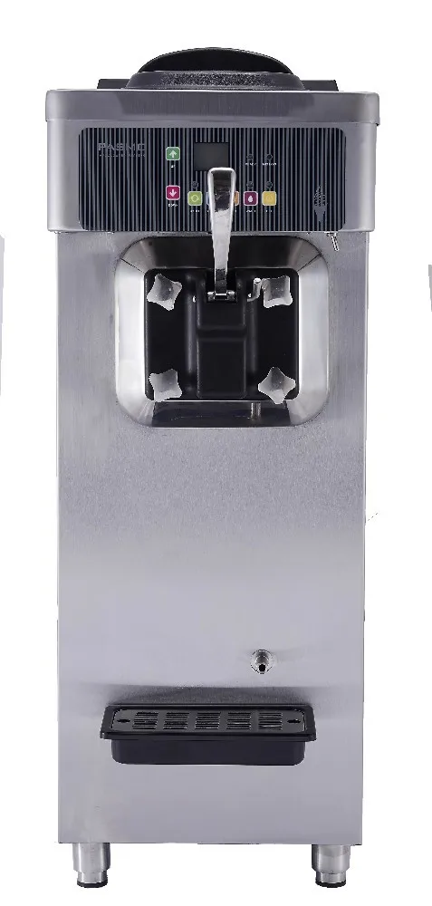 Pasmo S930F single flavor table model upper exhaust air pump soft ice cream machine
