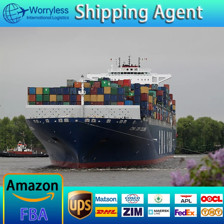 Cheap Sea China Freight International Shipping Forwarding Agent in Shenzhen Guangzhou to USA Canada UK Italy Germany France Ddp