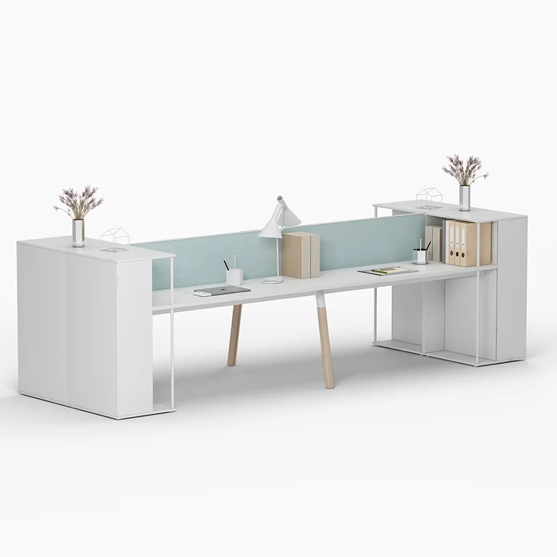 Manufacturers Cubicle modern design 4 seater office desk call center office partition workstation