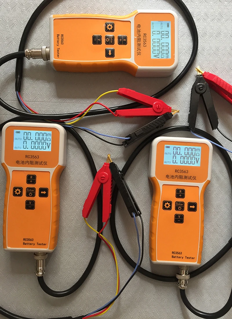 Kelvin four - wire battery AC internal resistance test line 1 meter long probe testing line