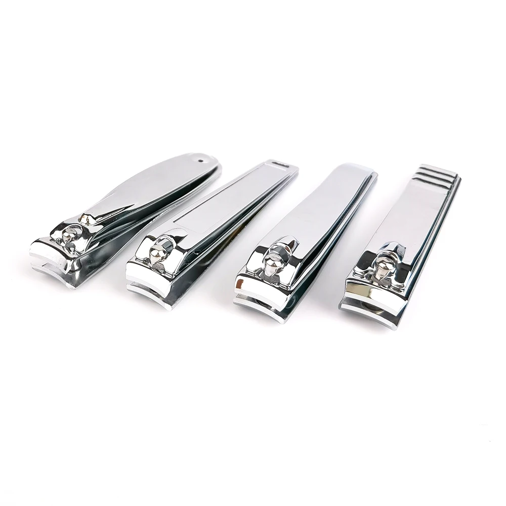 OEM Custom Durable Manicure Stainless Steel Silver Portable Toenail Finger Nail Clippers Cutter