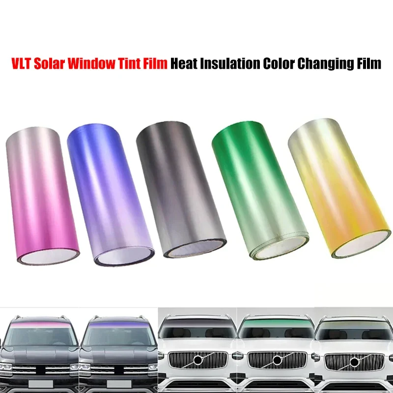 Universal thermal insulation solar window dyeing film Car sunshade dyeing film Sun film Front windshield