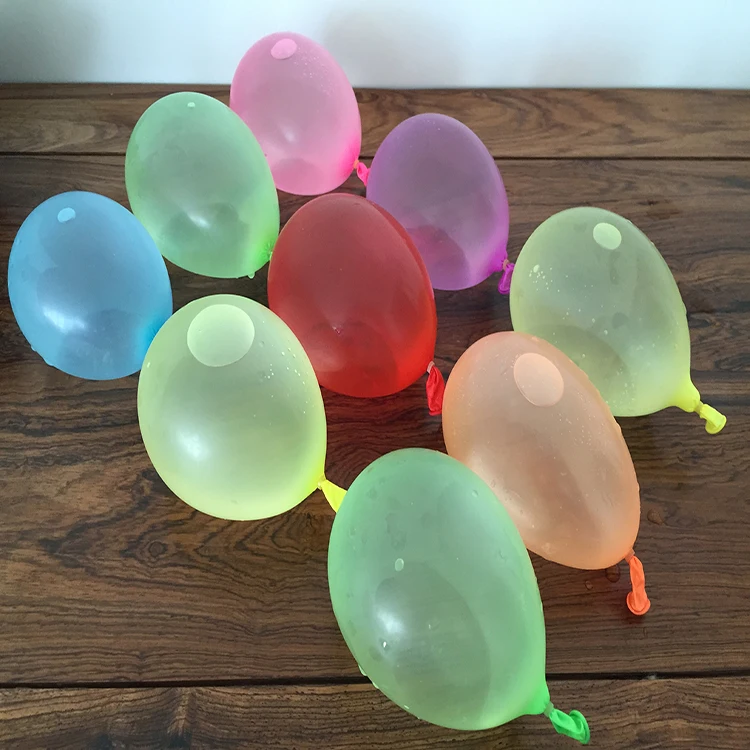 China Supply 3 Inch Summer Party Multiple Colors Unbreakable Water Balloons