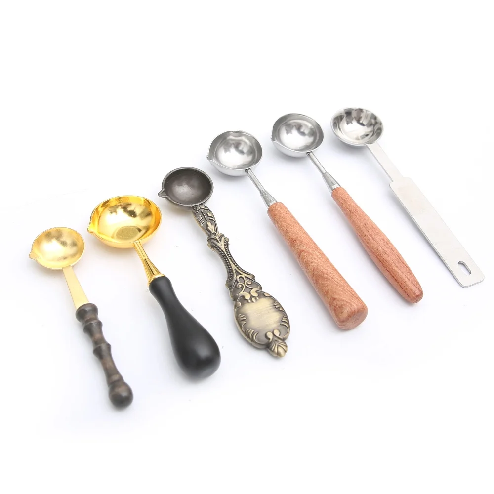 Hot selling various kinds of wax sealing spoon for melting wax
