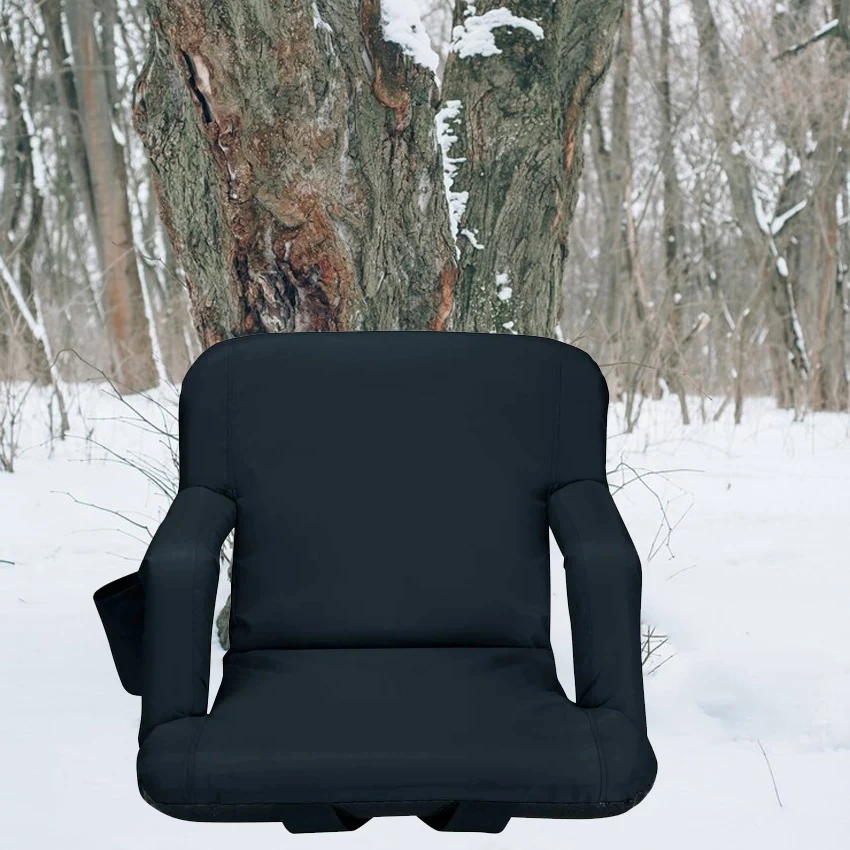 Foldable USB Heating Gym Bench Seat Cushion Portable Bleacher Seat Heated Stadium Seats for Bleachers