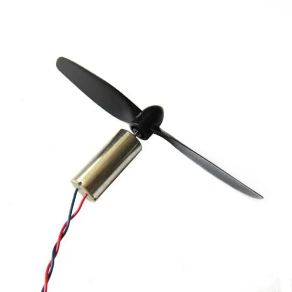 New DC 3.4V 45000RPM Micro 8520 DC Motor 2 Propellers for RC Aircraft Helicopter Toy