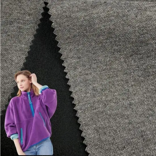 China Factory 100% Polyester Piquet Hemp Soft Shell Fabric Strech Knitted Fabric Polar Fleece for Jacket Coat outdoor garment