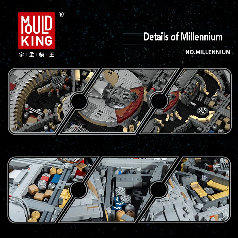 12688 шт. набор моделей Millennium StarShip ROTJ (Mark II) 21026 конструктор «Звездный Разрушитель»