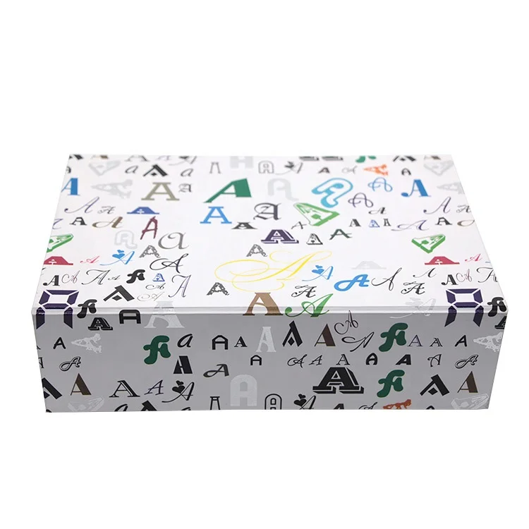 Manufacturers supply cover paper box folding clamshell gift box custom creative health products  packaging box