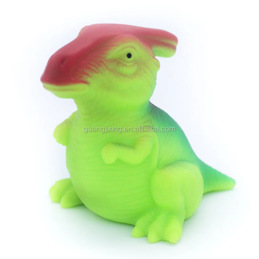 Hot Sale Plastic PVC Light Up Floating safety Baby Shower Dinosaur toys set bath toy
