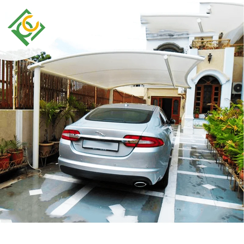 Polycarbonate car garage tents / car parking shade / car parking shed