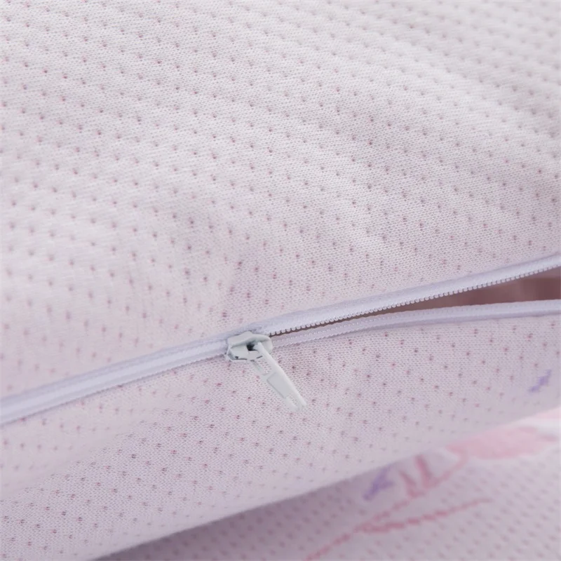 Waterproof Lavender Jacquard Bed Bug Pillow Case Protector Pillow Water Proof Cover with Zipper