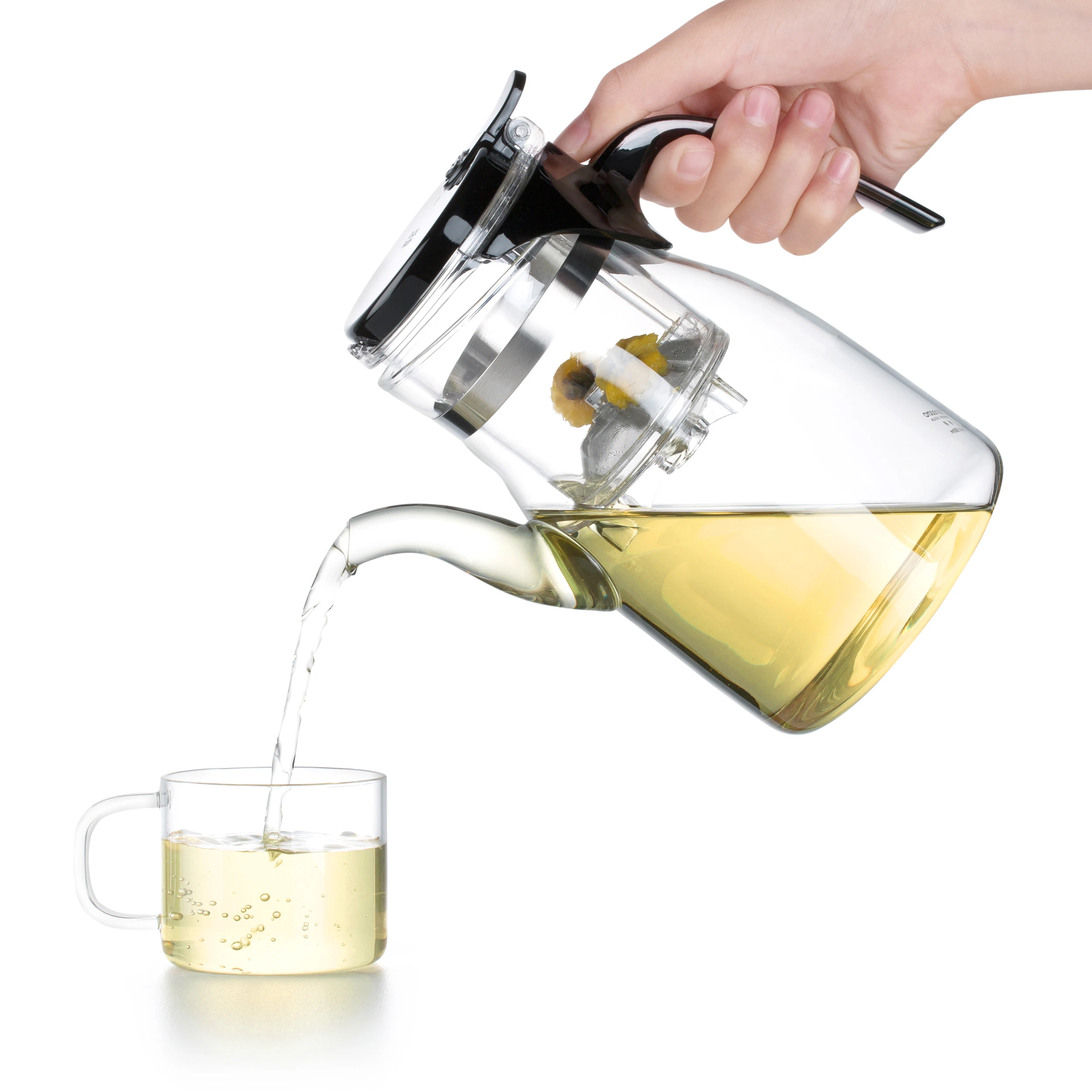 SAMADOYO 900ML High-end Borosilicate Glass Teapot with infuser