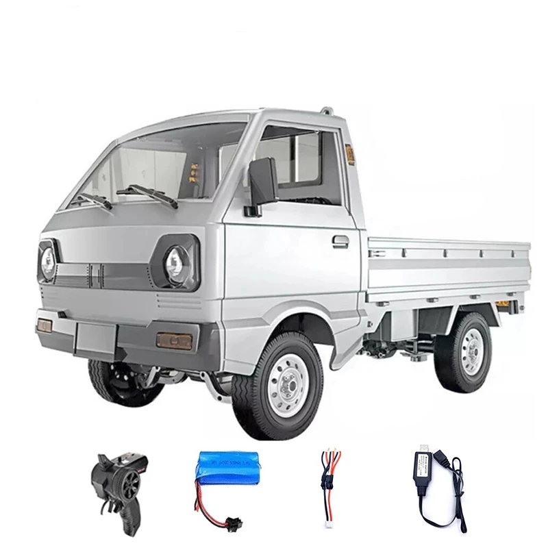  WPL D12 Радиоуправляемый автомобиль 1/10 4WD имитация матового двигателя 260 скалолазание со светодиодной подсветкой на дороге грузовик игрушки для