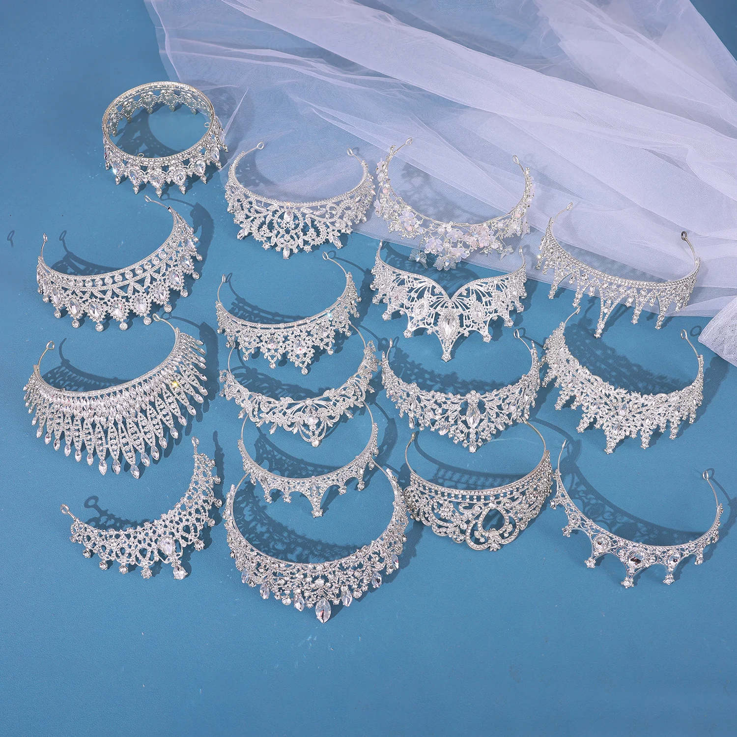 Luxury Charm Creative Wedding High Quality Royal Derby Dinner Jewelry Girls Crown Set