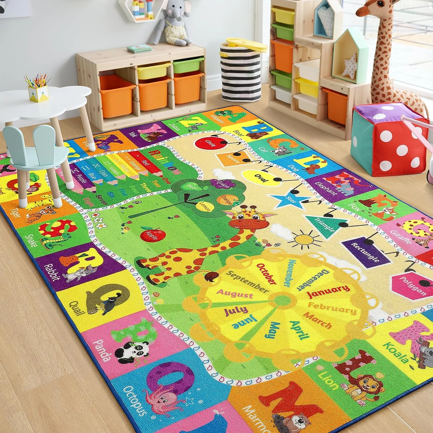 High Quality Tufted Carpet Playmat Rug City Road Life Style for Kids for Outdoor Camping Child-Friendly Bedroom Play Mat