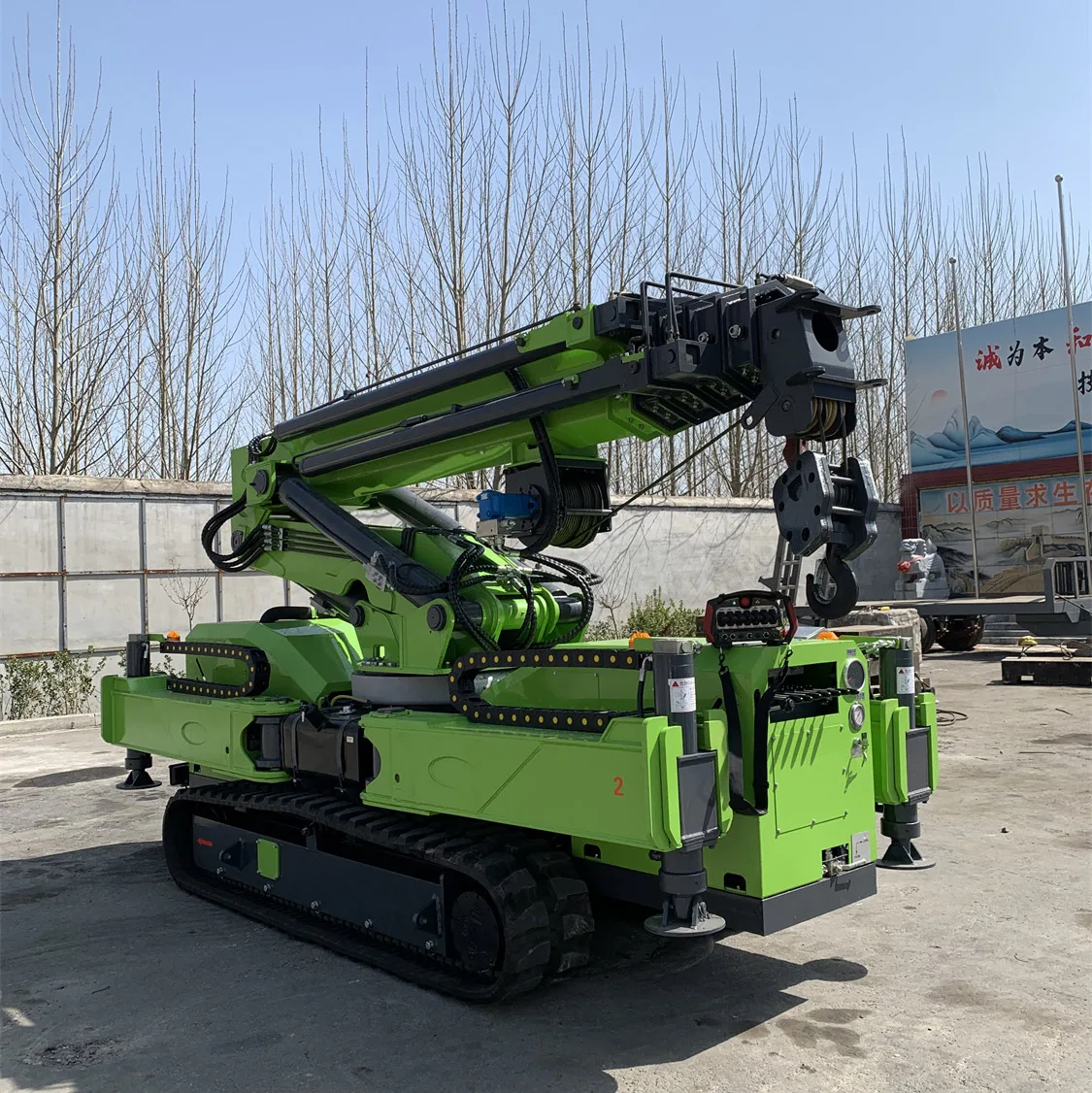 Hot Selling Folding Boom Low Profile Space Crane Equipment Knuckle Boom Crane Truck Construction New Used Engine Gear Motor