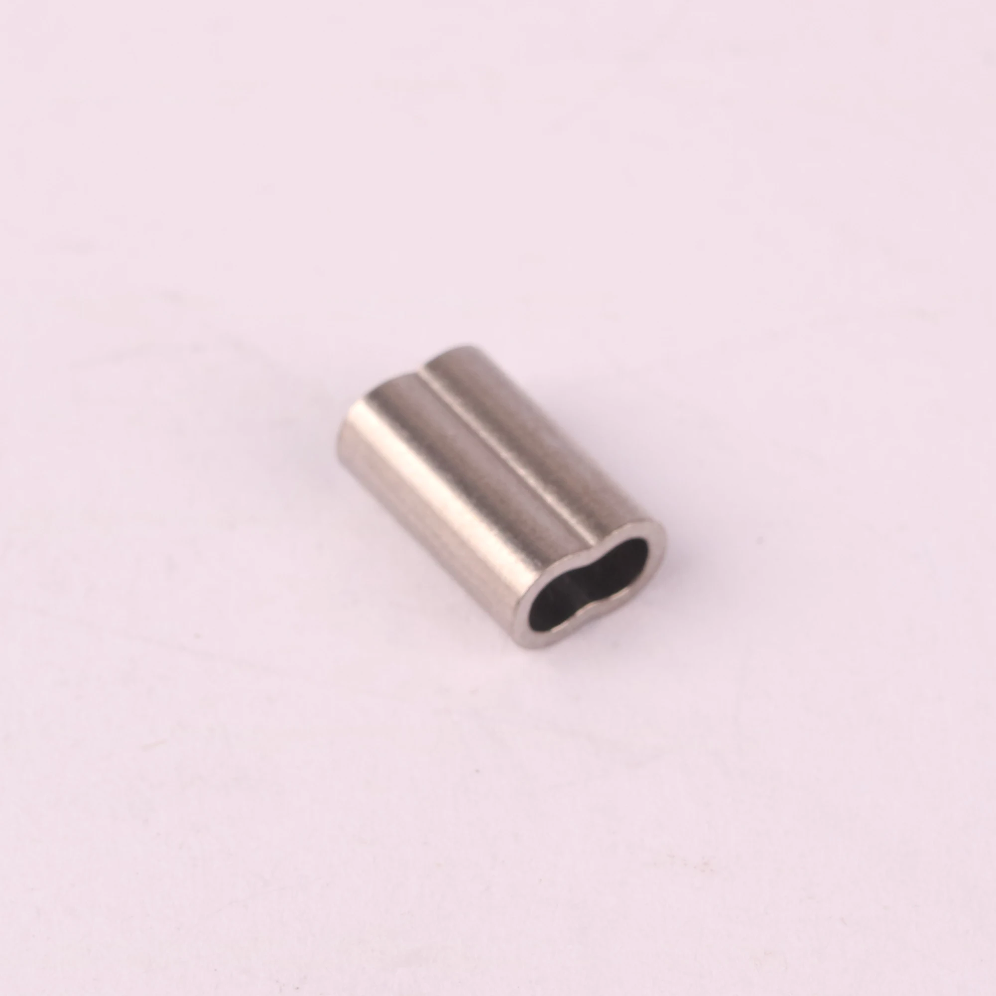 High quality cable wire Rope Clip 8 Shape Sleeve Hourglass stainless steel Ferrule 1.5mm