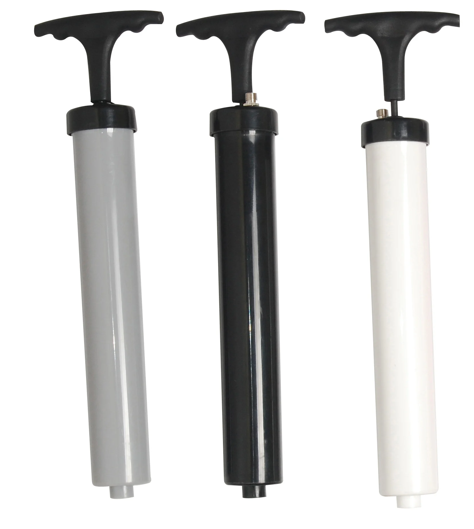 Best sell Double action ball pump with plastic ball needle dual action ball pump