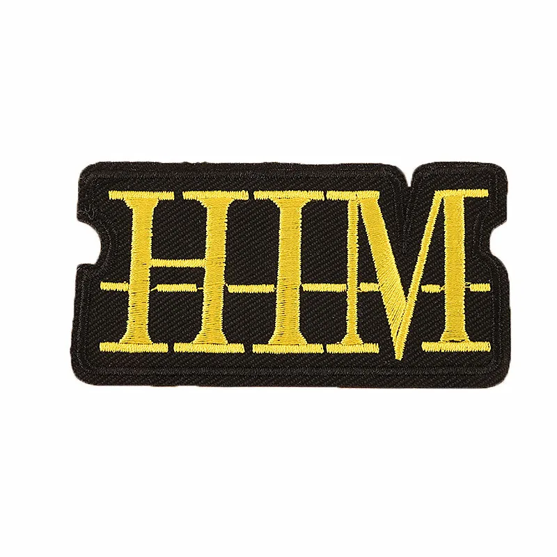 High Quality Factory Wholesale Price Custom Embroidery Heart Patches Badge for Clothing