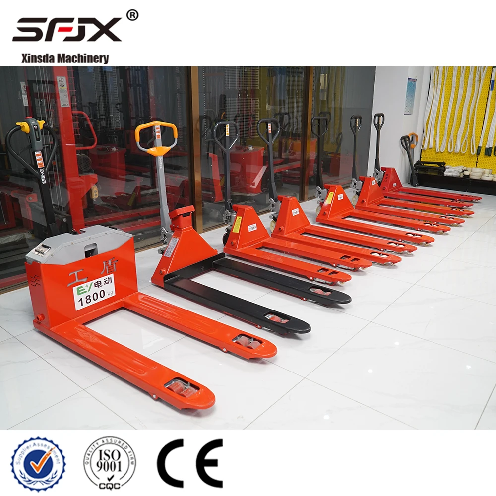 Low profile warehouse lifting pallet truck 3 ton heavy load hand truck pallet with huge discount high pallet truck