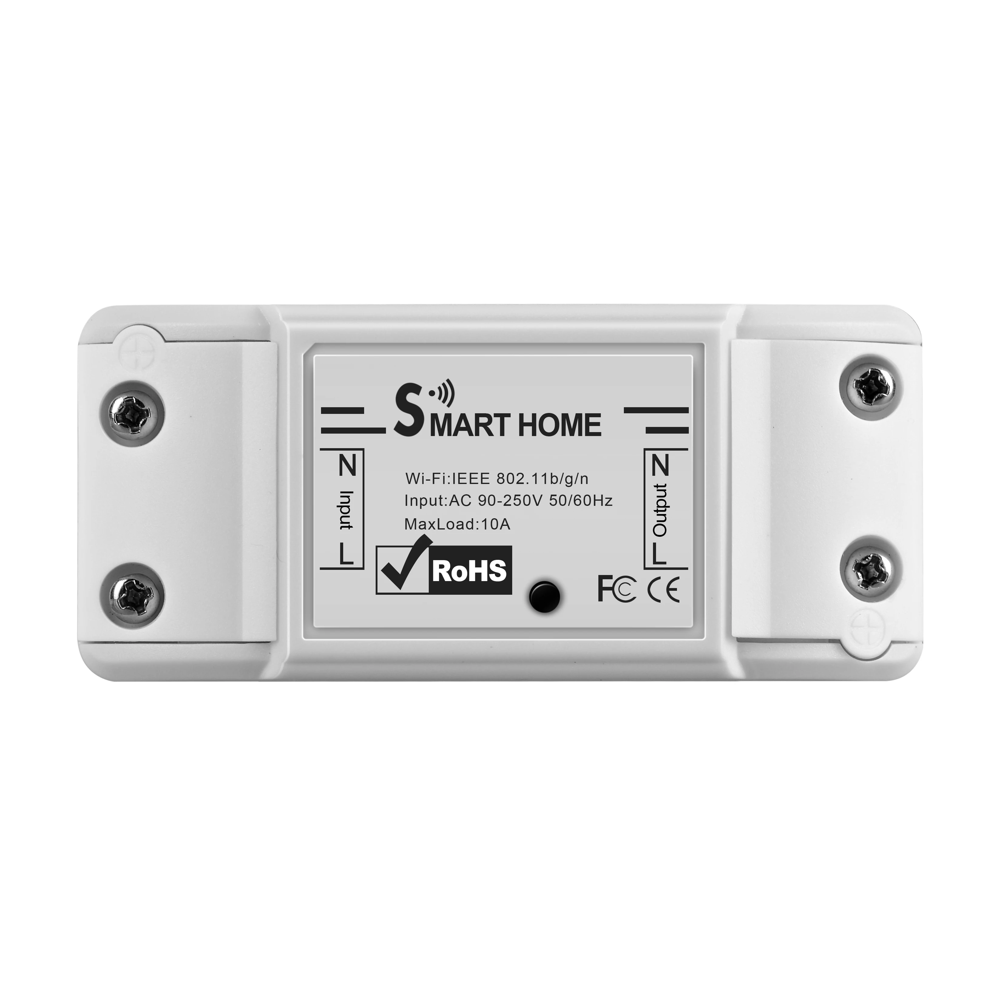 Electrical Smart WiFi Relay Light Switch, Wifi Controlled Power Shutter Switch with Amazon ALexa and Google Home