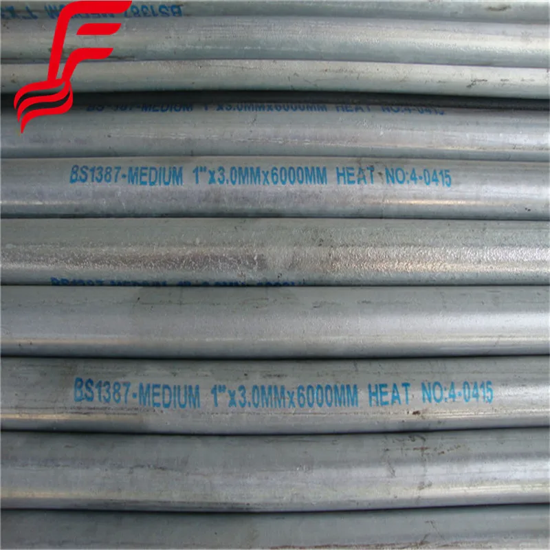 FRST! Galvanized Steel pipe 2 Inch Schedule 40 gi pipe Prices Galvanized Round Steel pipe