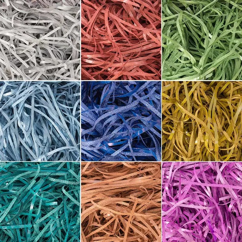 Wholesale High quality Decorative Crinkle Shredded Paper Stuffing For Gift Box Basket Filler