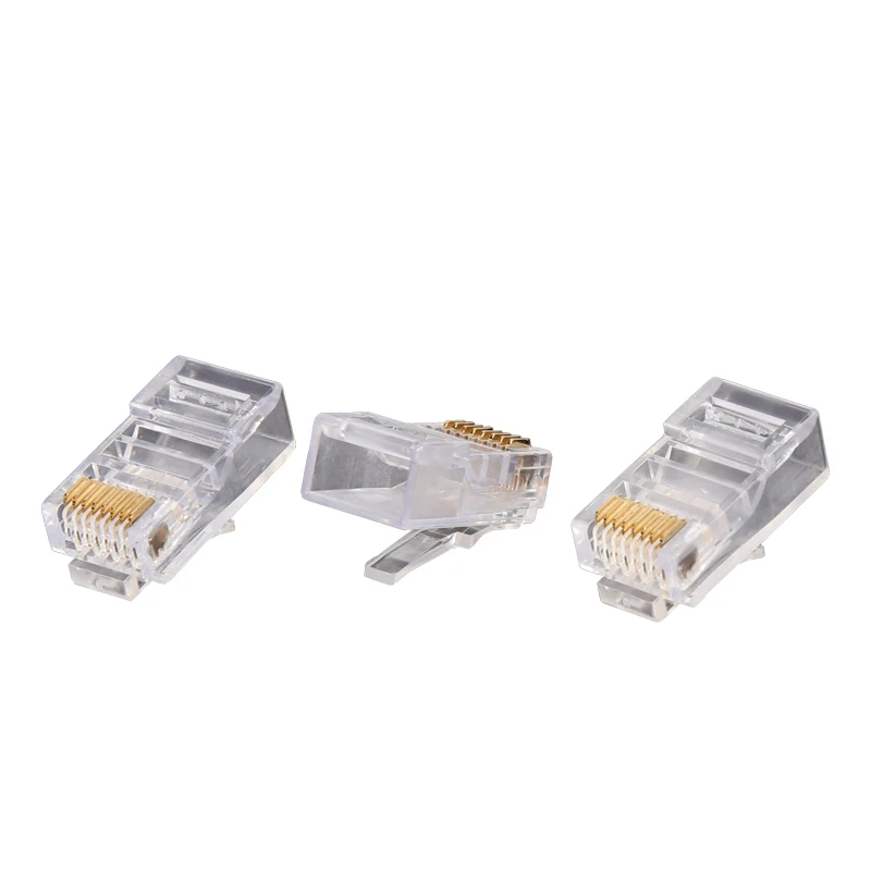 Integrated wiring wire crystal head Network socket PC RJ45 crystal plug Cat6 connector