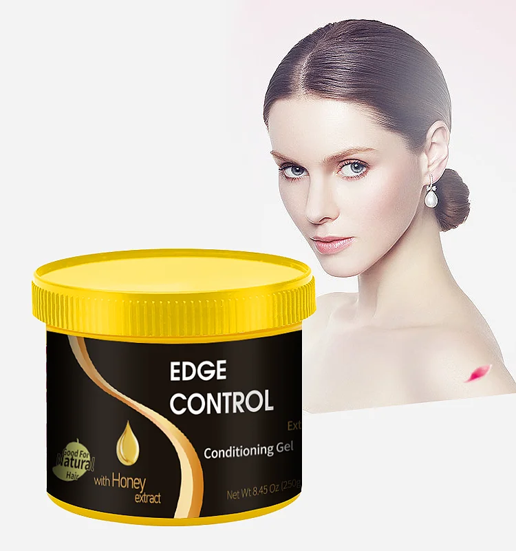 Customized Edge Control Vegan Men Organic Strong Hold Styling Hair Wax Wholesale Vendor Max Hold Edge Control