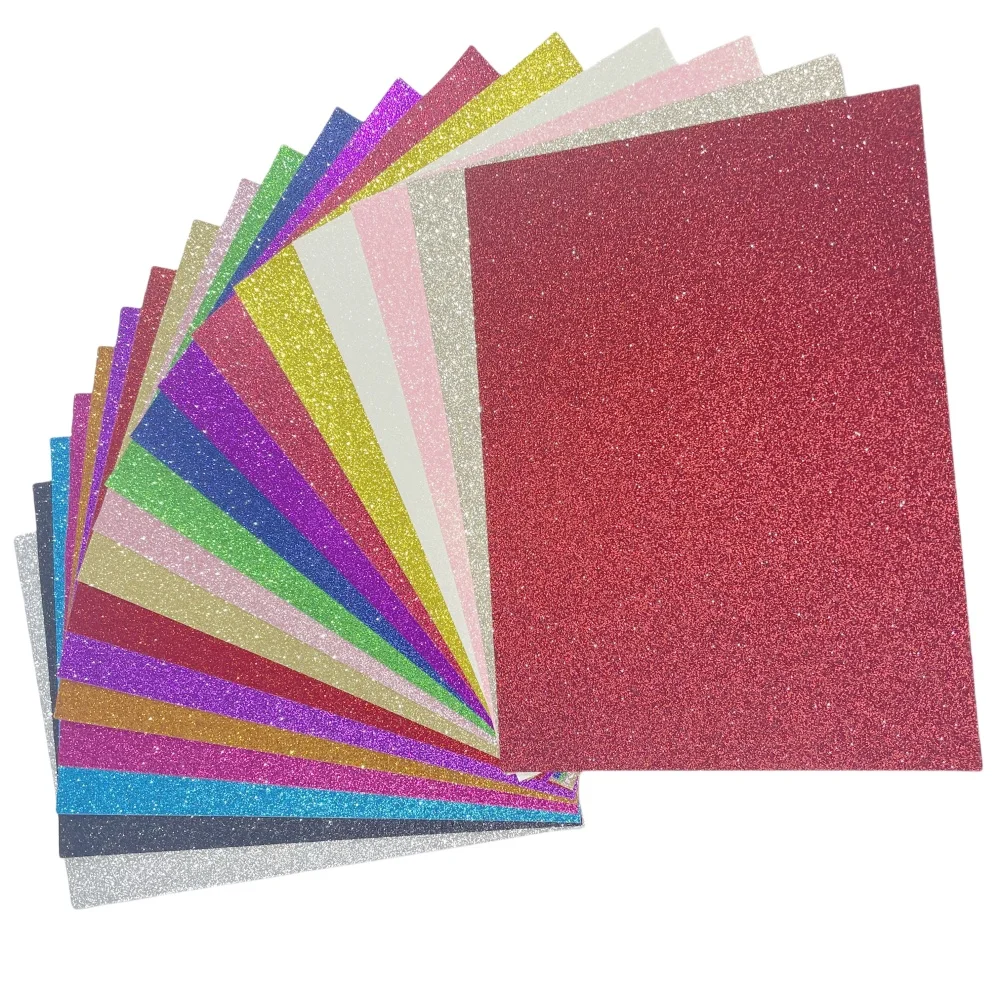 250g A4 Size Black DIY Glitter  Paper, Wedding Invitation Glitter Craft Paper