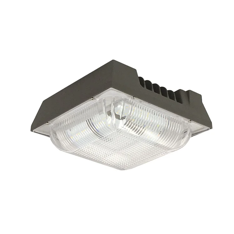 
high lumen 50W led canopy light DLC ETL listed gas station led canopy light 