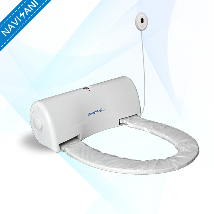 Electric hygienic toilet seat without lid for public toilets in luxury commercial places