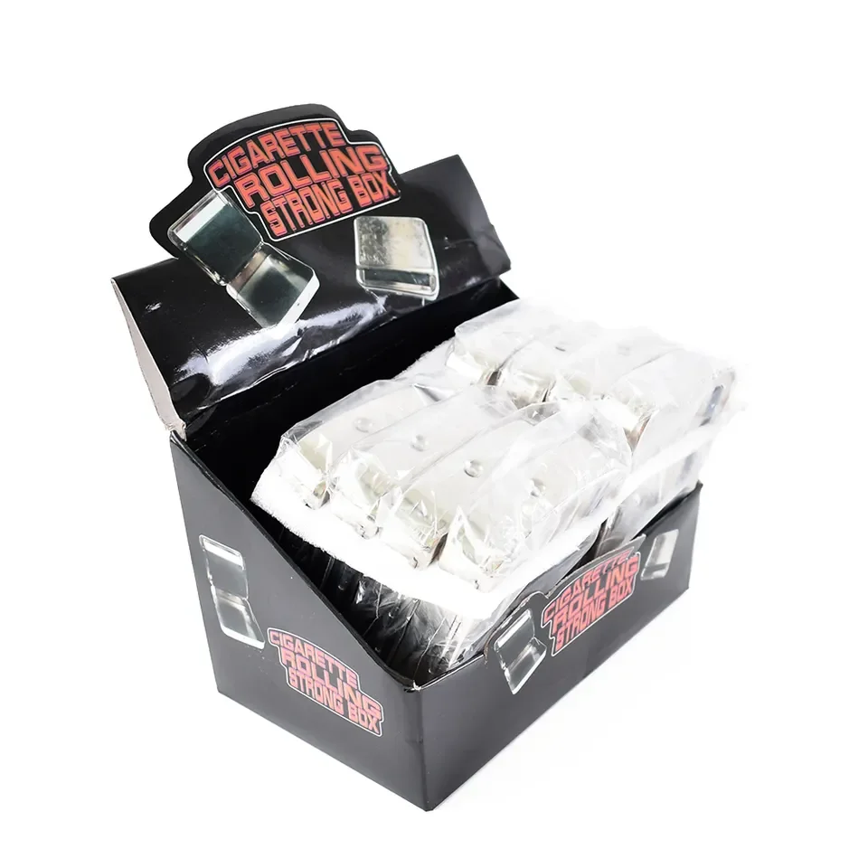Metal Steel Cigar Smoking Rolling Paper Maker Tobacco Rolling Machine Rolling Box Tobacco Smoking Accessories Roller