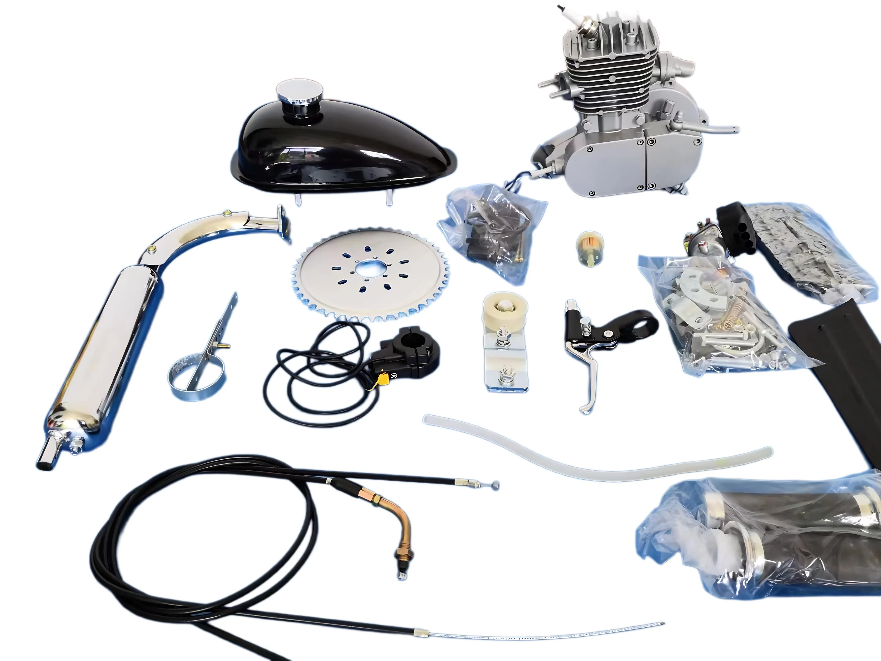 80CC two-stroke gasoline engine