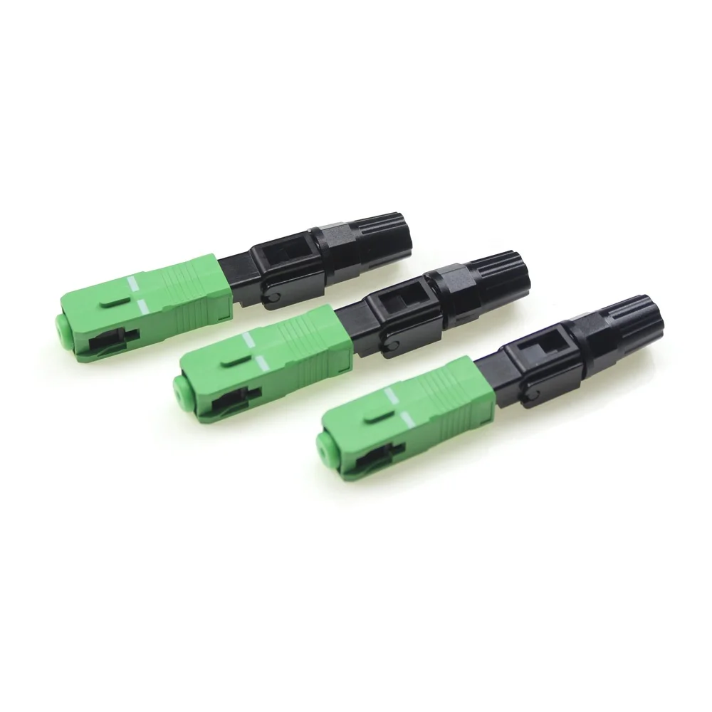 Mechanical SM Assembly equipment upc 0.9mm drop cable tool optical ftth sc quick SC/UPC Optic Fiber Fast Connector