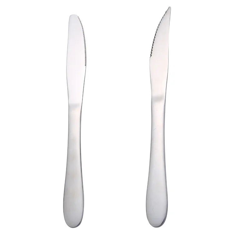 Stainless Steel Western Food Knife Fork and Spoon Series Main Steak Knife Hotel Gift Set Can Be Customized LOGO