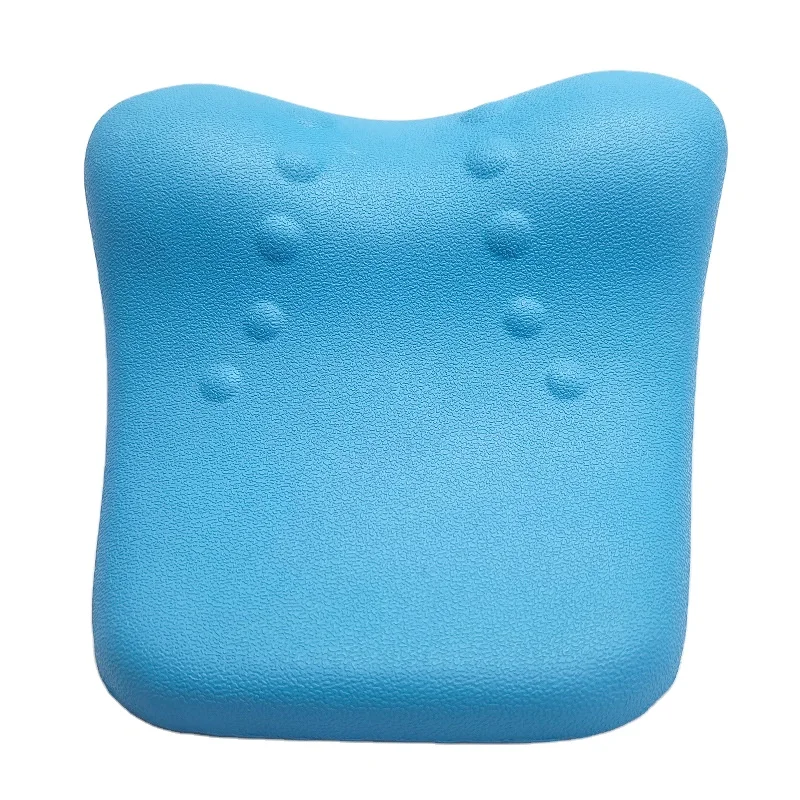 High Quality PU Trapezoid Shape Traction Cervical Sleep Aid Neck Rest Massage Pillow Neck Stretcher