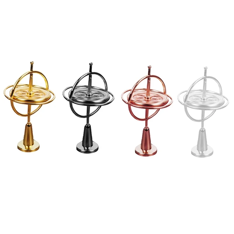 Metal Anti Gravitys Gyroscope Stress Relief Toy Anti Pressure Relaxing Baubles Toy Kids Party Favor Toys