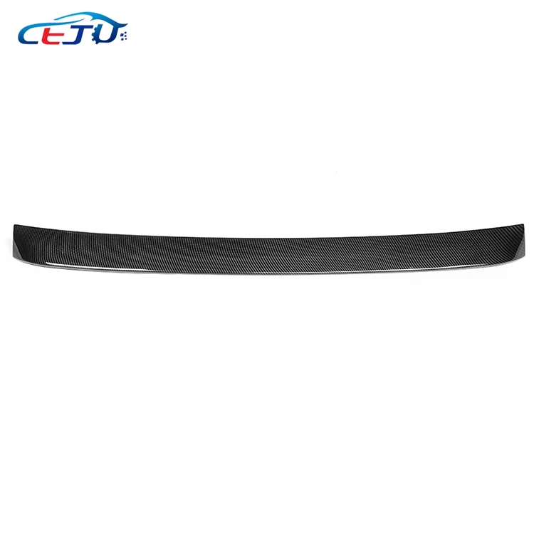 Carbon Fiber Look Rear Roof Spoiler Tail Trunk Lip Wing For Infiniti G35 G25 G37 Q40 4 Door Sedan 2007-2014