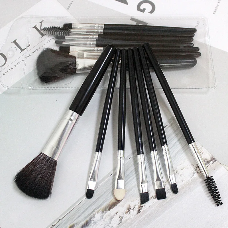 7pcs Makeup Brushes set Powder Foundation Eye Shadow Eyebrow Popular makeup set powder brushes sets pink color