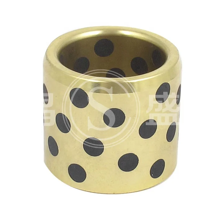 Bronze bushing brass ball bearing bushes with steel ball oilless plain bearing
