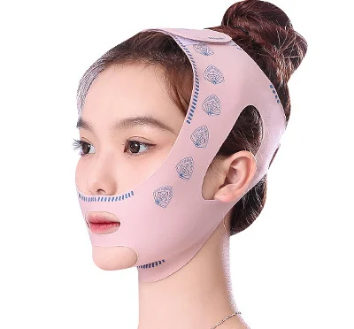 Hot sale New Design V Lifting Mask Face Lifting Strap Double Chin Reducer Elastic Face Slimming Bandage