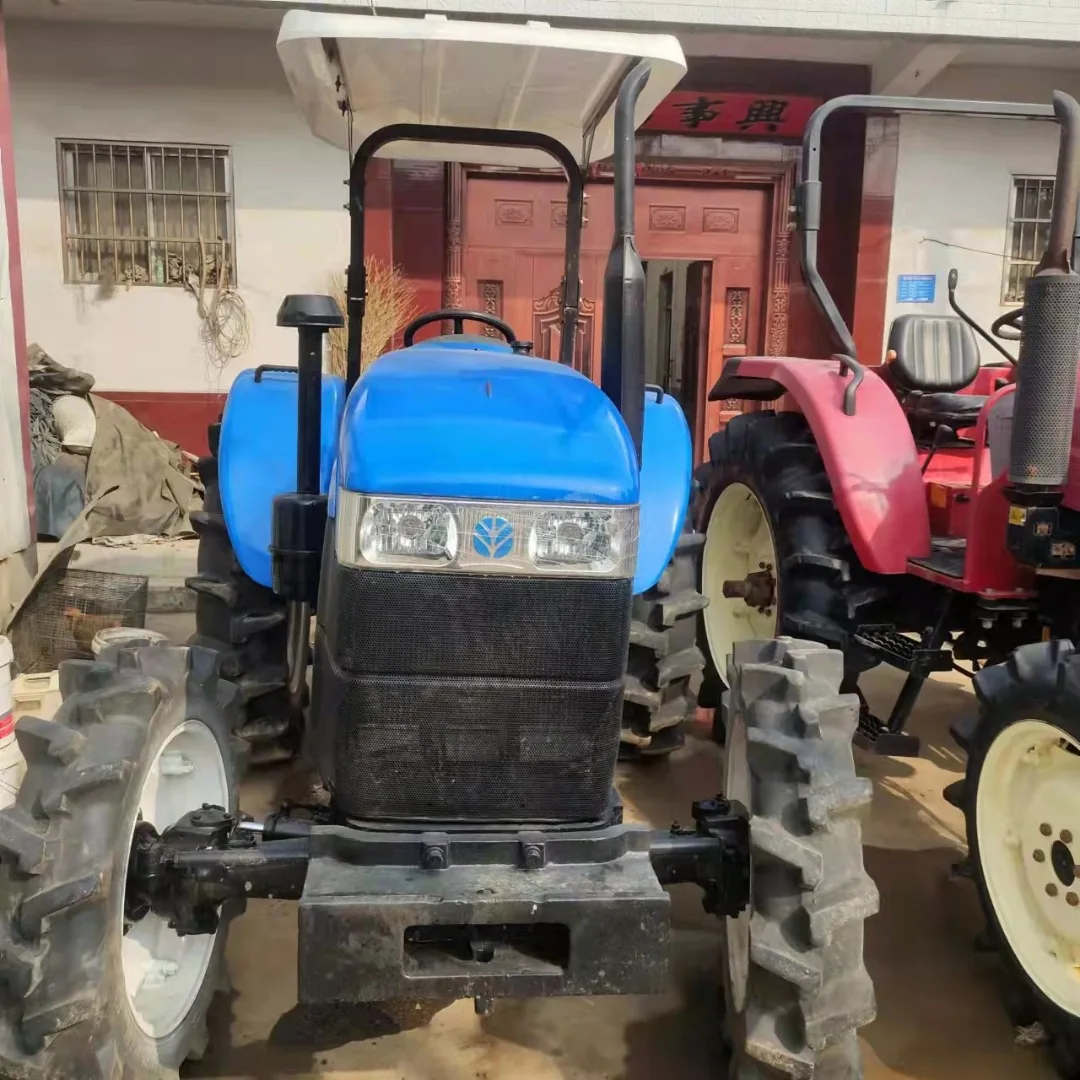 Сельскохозяйственная техника New Holland б/у 4X4 75HP-90HP сельскохозяйственная сельскохозяйственные тракторы Massey Ferguson цена на
