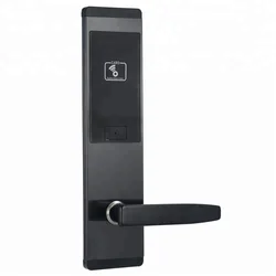 Silver color Free Software Electronic door hotel card lock with T5577 card