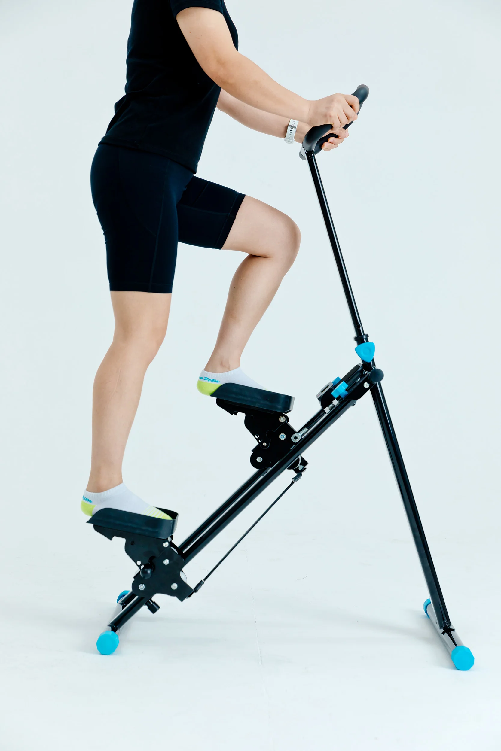 Hot Sale Foldable Stair Climber Exercise Stepper Mountain Home Use Fitness Equipment Lower Limb Exercise Durable ABS Steel