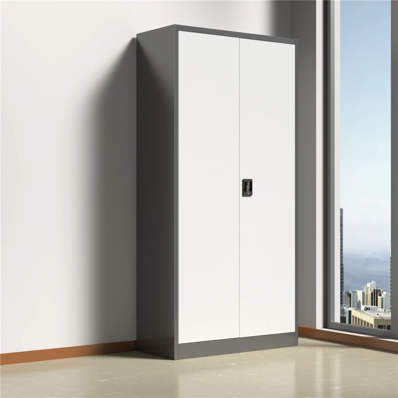 Metal Storage Cabinet Files Office Steel cabinet Metal Filling Cabinet Metal Cupboard With 2 Swing Doors