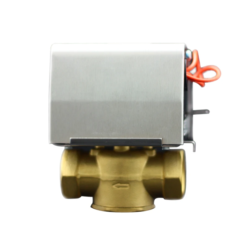 Electric two-way valve, central air conditioning control valve, fan coil pipe DN20 solenoid valve